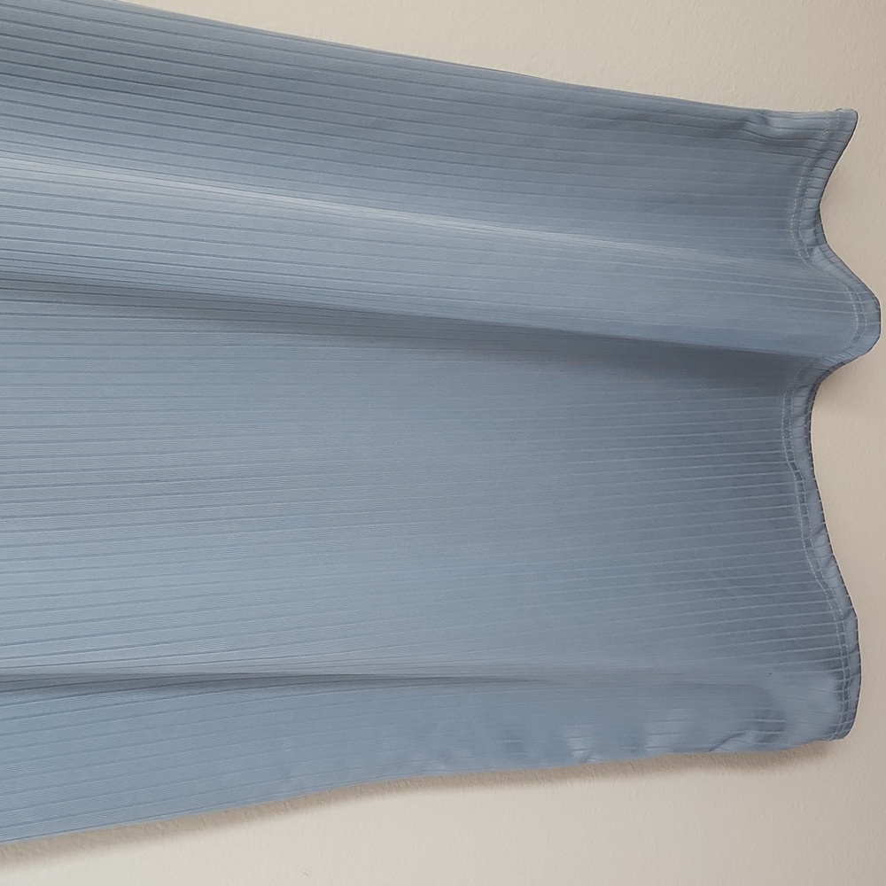 Light Blue Ribbed Dress - Picture 3 of 5